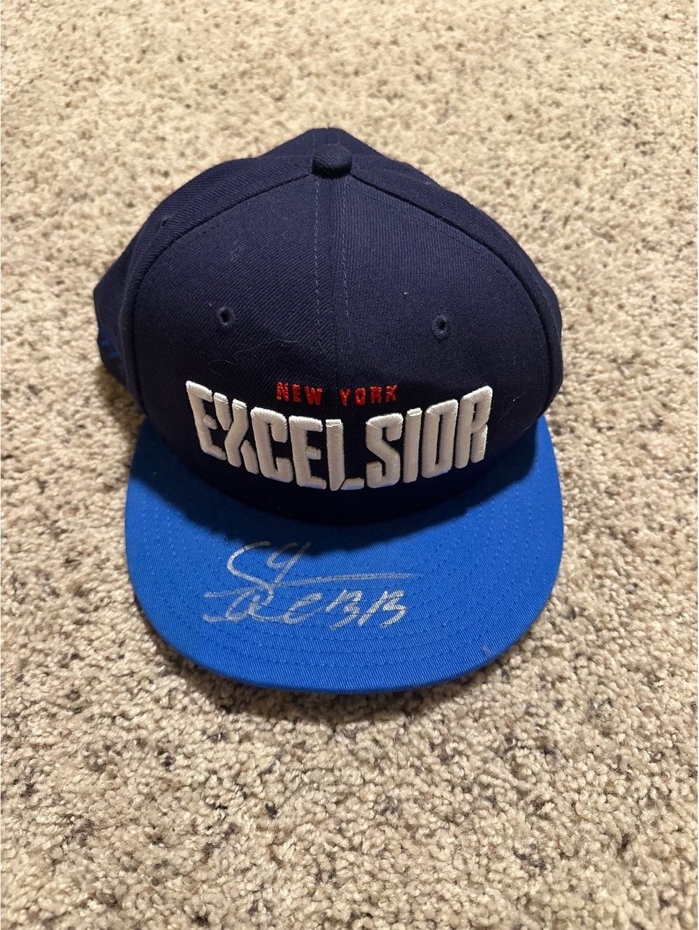 New York Excelsior 9FIFTY Snapback Cap with Autograph